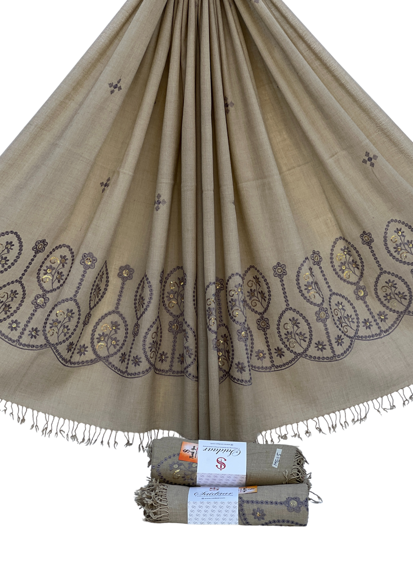Ladies Swati Woolen Shawl | Machine Embroidery | ME05