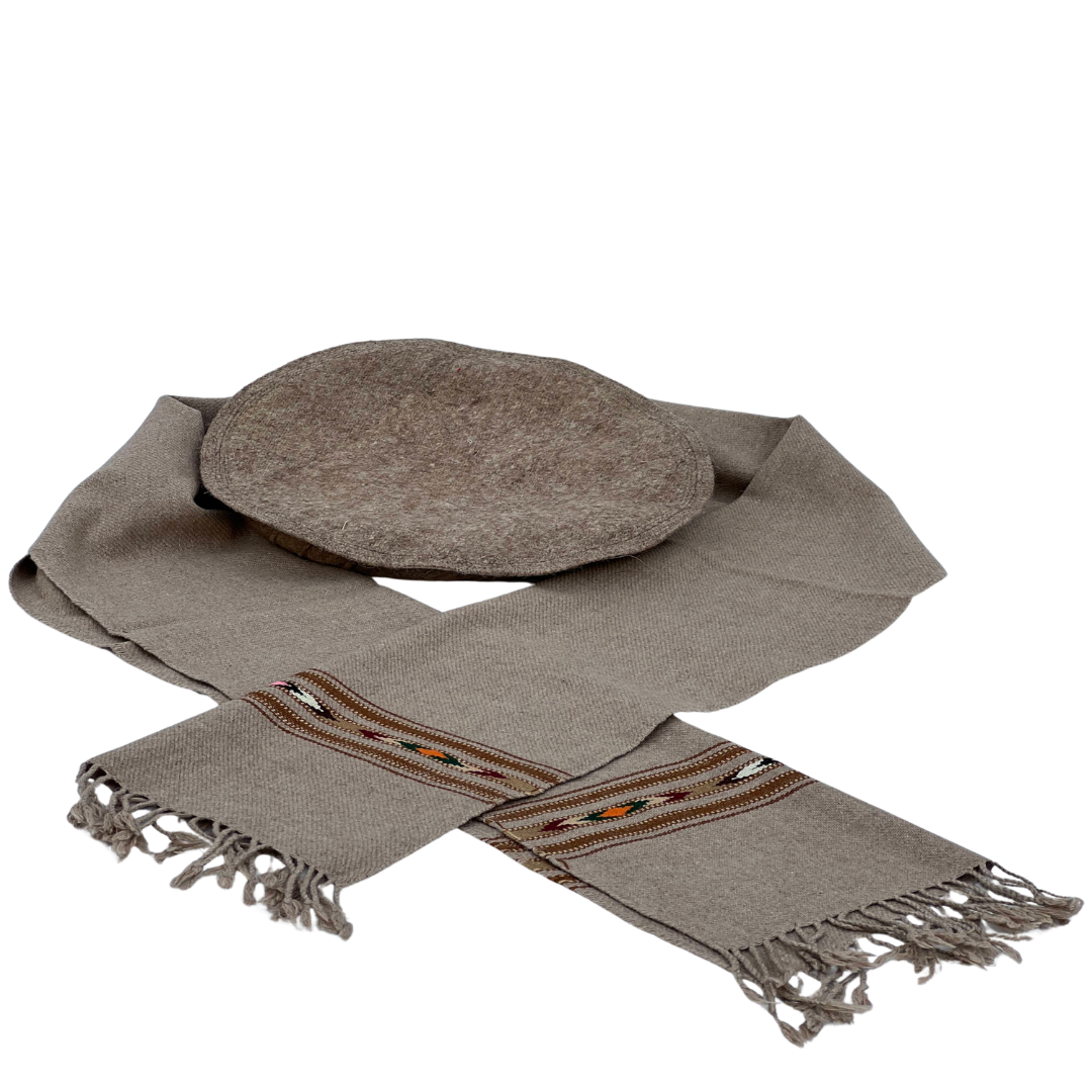 Swati Handmade Saidaar Mufflers & CAP | COMBO - 1