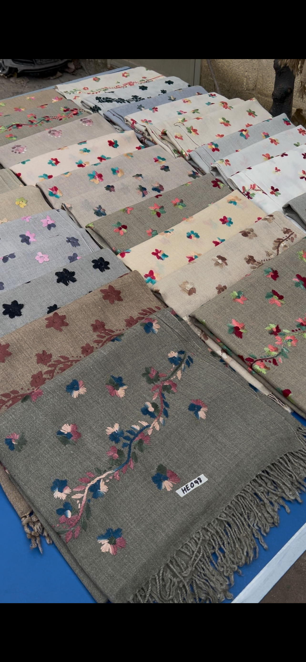 Special Hand Embraided  Swati Woolen Shawls