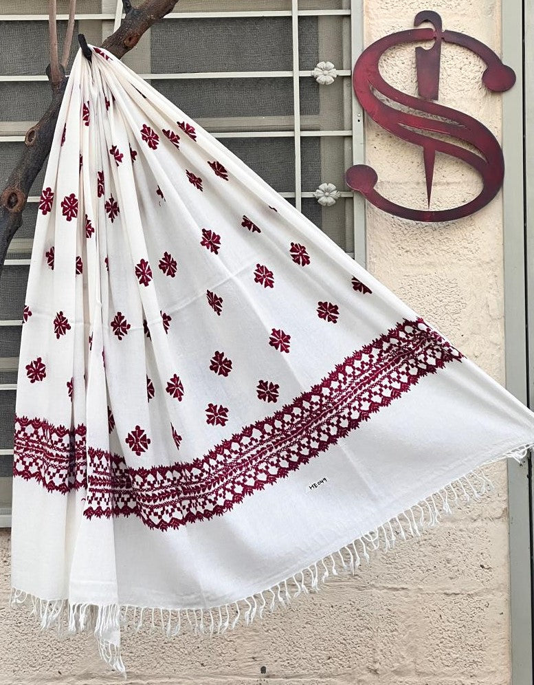 Party Collection - Hand Embraided  Swati Woolen Shawls